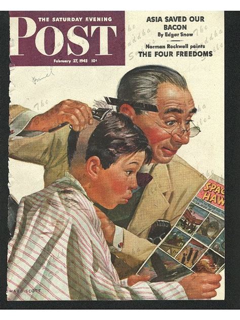 Vintage Magazine Cover Saturday Evening Post February 27 1943