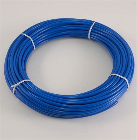 Blue Polyethylene Tubing 14 Od 100 Ft Roll