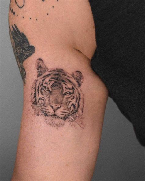 15 Best Tiger Head Tattoo Designs And Ideas PetPress Tiger Head