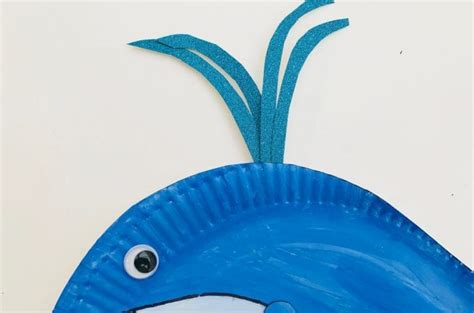 Blue Whale Paper Plate Craft Fun Kids Crafts