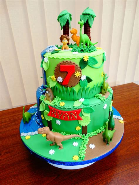 For more birthday ideas, click here. The Good Dinosaur 2-Tier Birthday Cake - For all your cake ...