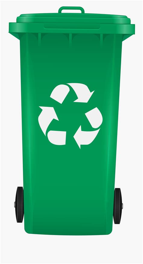 Recycling Bin Png Clip Art Green Recycle Bin Png Free Transparent