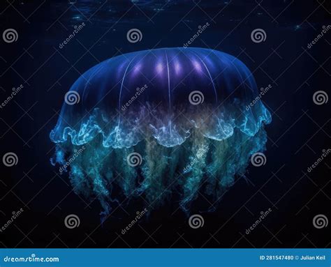 Ethereal Tentacles Emerge From Enigmatic Darkness On A Profound Black