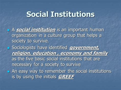 😍 Examples Of Institutions In Society 55 Examples Of Social