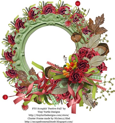Escape From Reality Blog Ftu Festive Fall Clusters And Cluster Frames