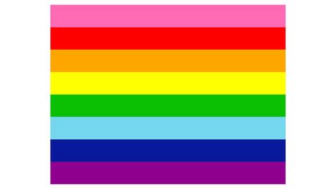 premium vector gilbert baker pride flag standard proportions for gay flag