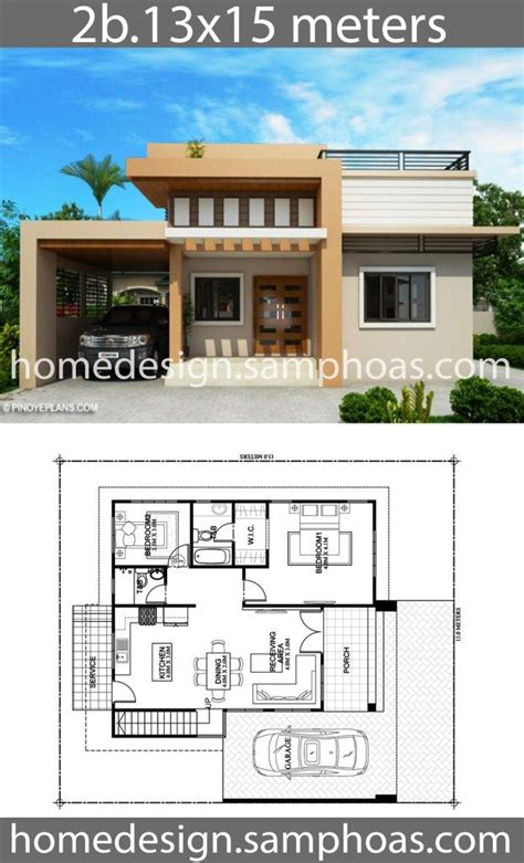 Home Design Plan 13x15m With 3 Bedrooms Home Planssearch 1ca