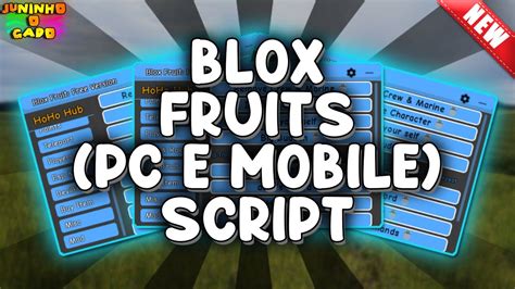 Blox Fruits Script Hack ROBLOX Auto Farm Atualizado PC E MOBILE