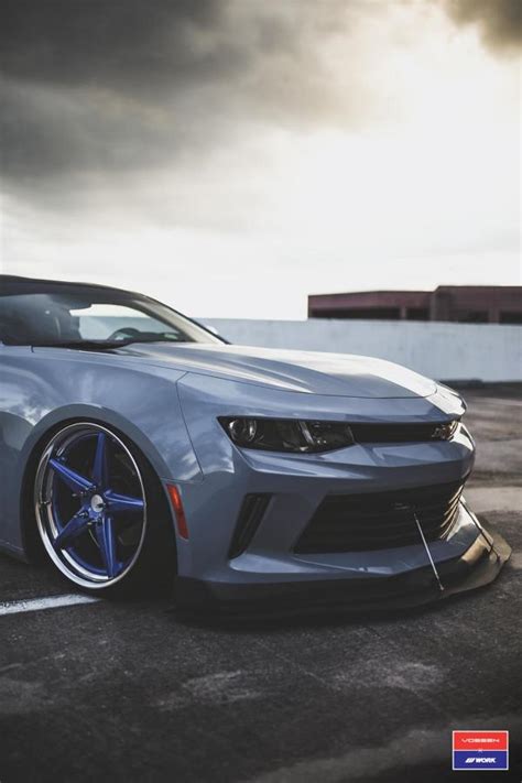 Extremely Deep Chevrolet Camaro On Vossen Vws 3 Alus