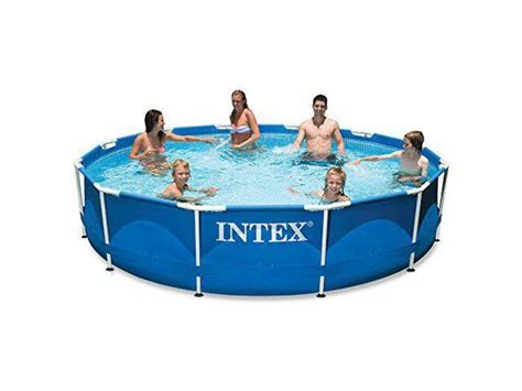 Intex 28211eh 12 X 30 Metal Frame Round Above Ground Swimming Pool