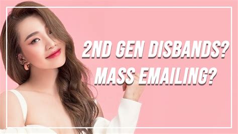 Lets Talk Z Pop Mass Email Event 2nd Gen Disbands Divtone Responds Youtube