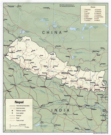 Maps Of Nepal Detailed Map Of Nepal In English Tourist Map Of Nepal
