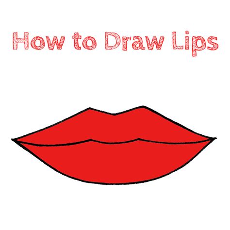 How To Draw Lips How To Draw Easy