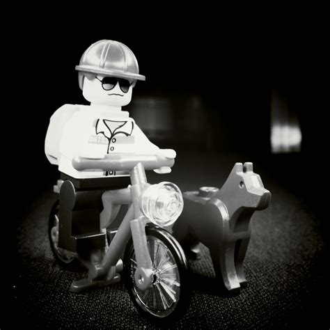 Lego Bw With Dog Risqi Ario Flickr