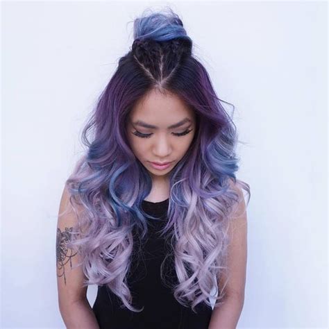 See more about hair, hairstyle and dye. Picture Of dark purple to light lavender ombre hair