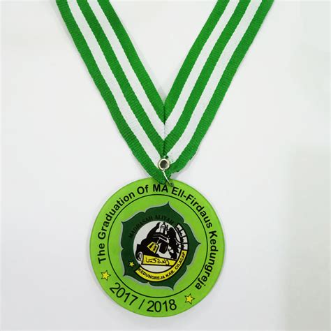 Medali Wisuda Kejuaraan Dari Bahan Akrilik Acrylic 2 Muka Bolak