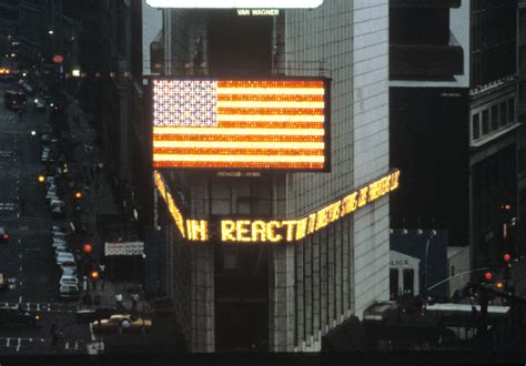 This logo image consists only of simple geometric shapes or text. Alfredo Jaar - This is not America