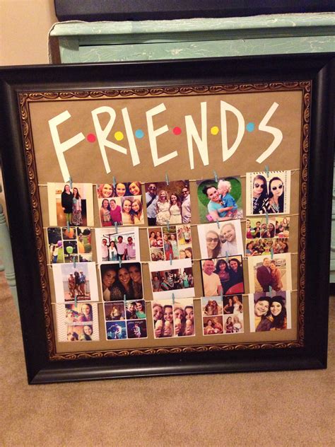 Friends Tv Show Picture Frame Diy Party Ideas Diy Birthday Ts
