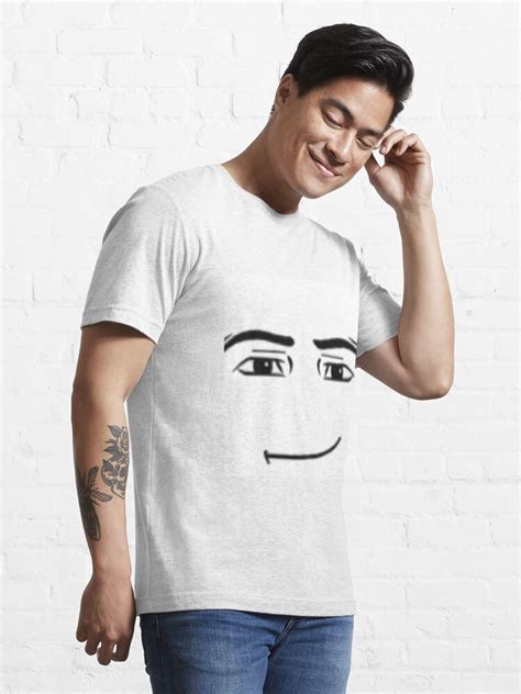 Roblox Man Face T Shirt For Sale By Pistachio Shell Redbubble