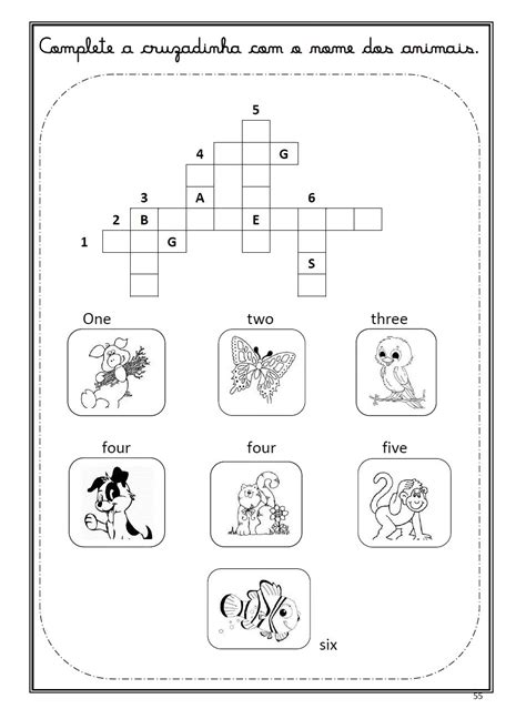 Palavras Cruzadas Ingles Imprimir