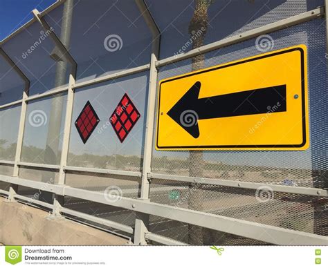 Road Sign At The End Of A Road Right Turn Only One Way Stock Photo