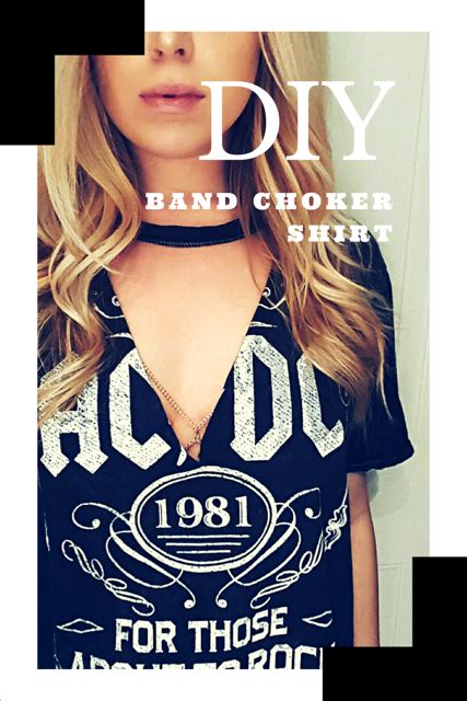 Diy Band Choker T Shirt