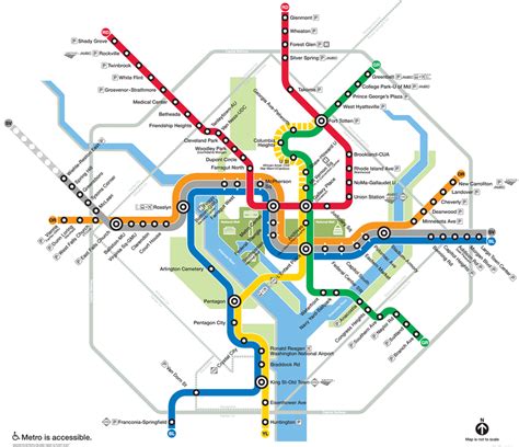 Washington Dc Metro Network Map Source Download
