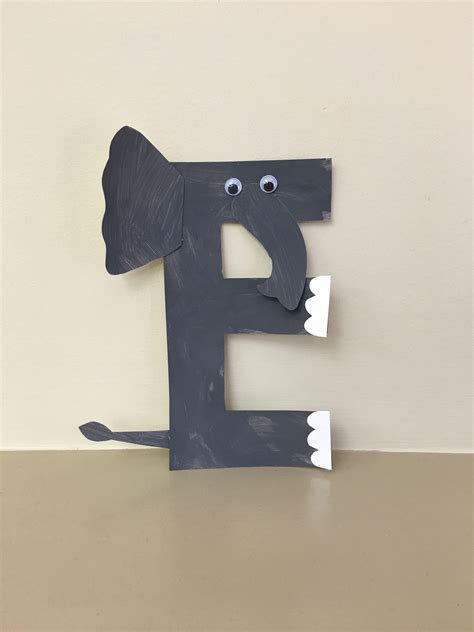 E Is For Elephant Alphabet Crafts Crafts Alphabet