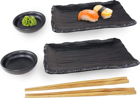 Happy Sale 6 Piece Japanese Style Sushi Plate Dinnerware