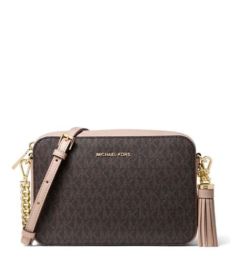 Make sure you have a unique michael kors gift card balance number. Buy MICHAEL Michael Kors Brown & Soft Pink Ginny Cross ...