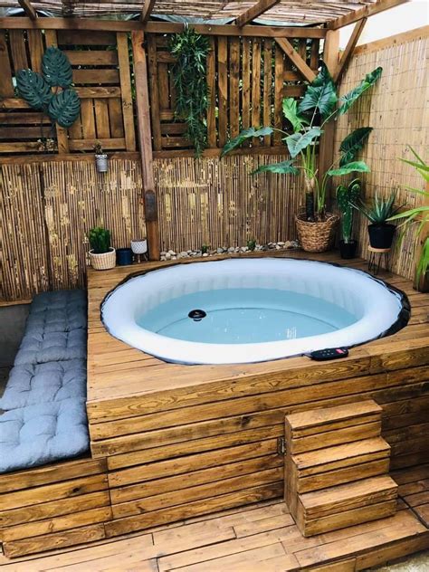 Hot Tub Garden Hot Tub Backyard Backyard Inspo Outdoor Decor