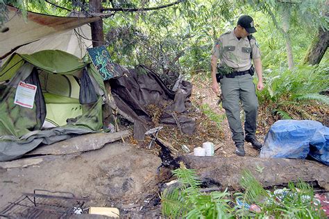 Officers Clear Homeless From State Property Near Port Angeles Peninsula Daily News