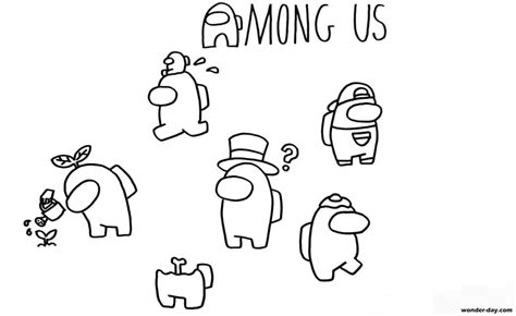 Among Us Coloring Pages Mini Crewmate Coloring Page Blog