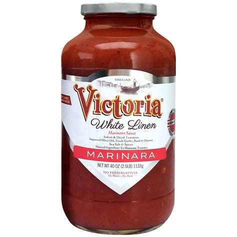 Victoria White Linen Marinara Sauce 40 Oz Pack Of 1