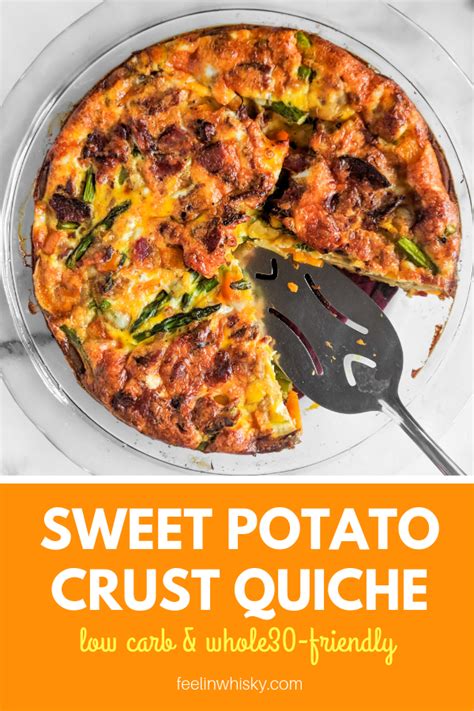 Sweet Potato Crust Quiche Has Crisp Bacon Protein Packed Eggs And Tons