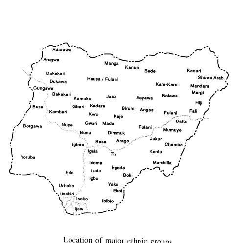 Draw The Map Of Nigeria Draw Nigeria Map Western Africa Africa