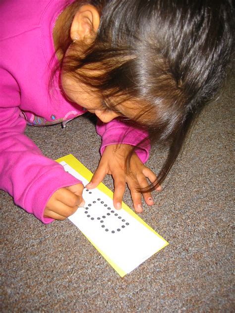 Practice Letters With Pin Art California Kindergarten Association