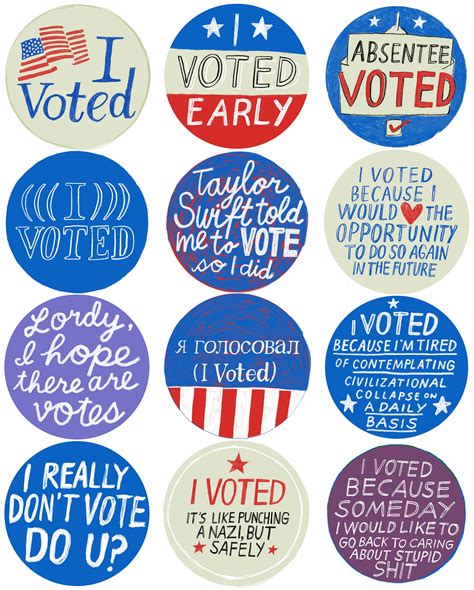 I Voted Stickers For The 2018 Midterm Elections Print These At Home