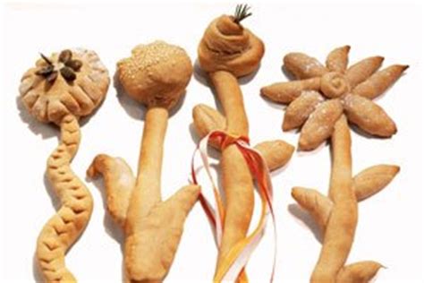 Brot-Blumen als Rezeptidee für Muttertagsgeschenke