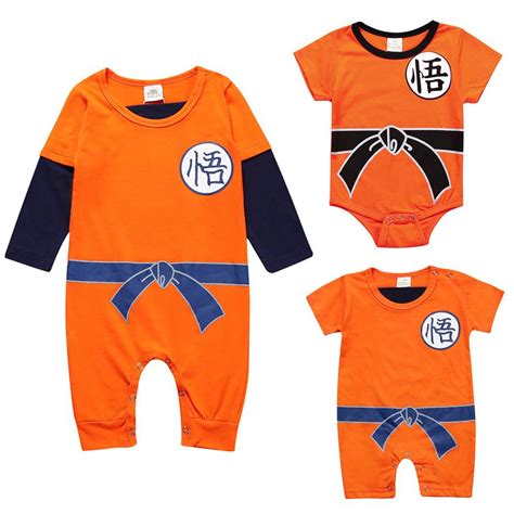 Dragon Ball Childrens Jumpsuit Newborn Boys Clothes Sun Goku Toddler