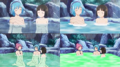 Akashiya Moka Kurono Kurumu Sendou Yukari Rosario Vampire Highres Screencap S Girls