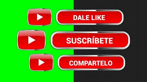 Suscríbete Dale Like Y Compártelo Efectos De Pantalla Verde Vídeos
