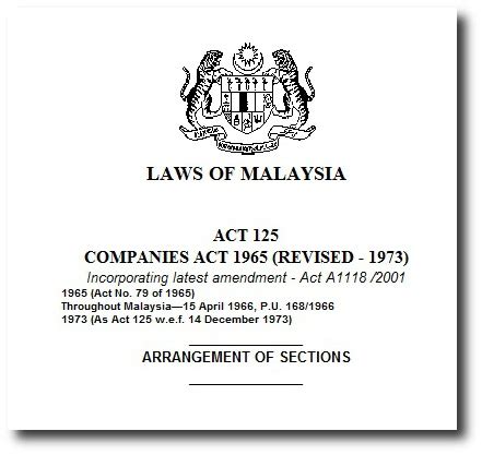 Generally, any law which is inconsistent with the federal constitution is invalid. Eurogain Consulting Group: Company Law Reform in Malaysia ...