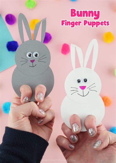 Incredibly Cute Bunny Finger Puppets I Heart Crafty Things