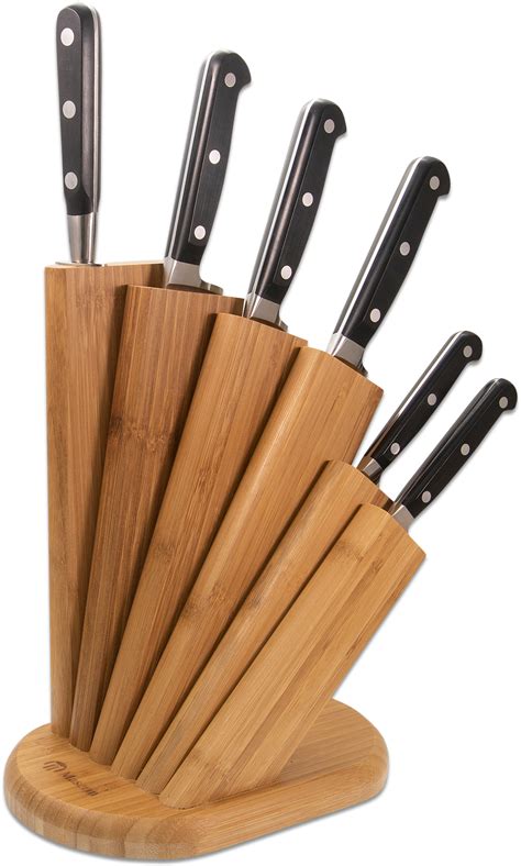Collectors often collect different types of unique and rare knives, so aaknives with their unique and custom made designs are a great way for collectors to. Maserin 2081/CLA Classic 8 Piece Kitchen Knife Stand Set ...