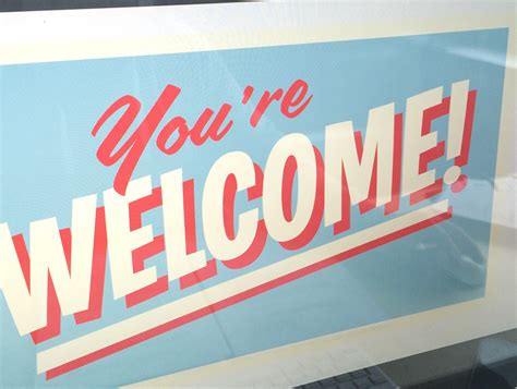 You're Welcome! | mural on Behance