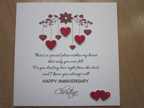 A Beautiful Personalised Handmade Anniversary Engagement Or Wedding