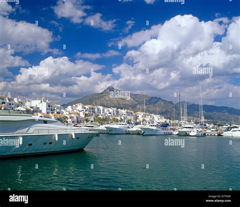 Puerto Banus Harbour Marbella Andalucia Spain Stock Photo Alamy