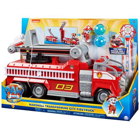 Paw Patrol The Movie Marshall’s Transforming City Fire Truck Paw Patrol And Friends Official