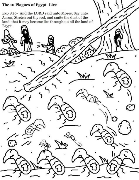Ten Plagues Of Egypt Coloring Pages Coloring Home